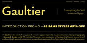Gaultier font download