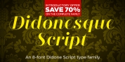 Didonesque Script font download