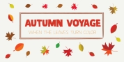 Autumn Voyage font download