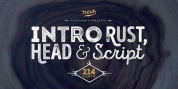 Intro Rust font download