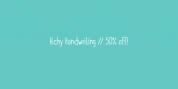 Itchy Handwriting font download