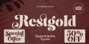 Restgold font download