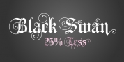Black Swan BF font download