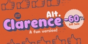 Clarence Alt font download
