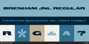 Brenham JNL font download