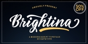 Brightina Script font download