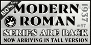 ARB 67 Modern Roman font download