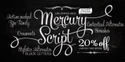 Mercury Script font download