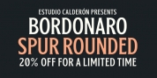 Bordonaro Spur Rounded font download