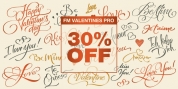 FM Valentines PRO font download