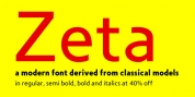 Zeta font download