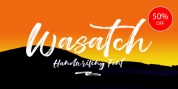 Wasatch Brush font download
