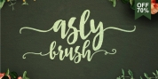 Asly Brush font download