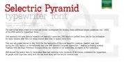 Selectric Pyramid font download