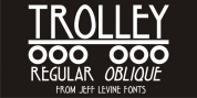 Trolley JNL font download
