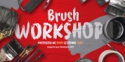 WORKSHOP Brush font download