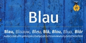 Blau font download