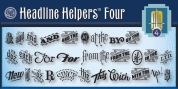 Headline Helpers Four SG font download