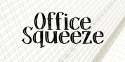 Office Squeeze font download