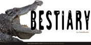 GS Slim One Bestiary font download
