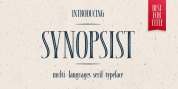 Synopsist font download