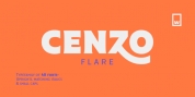 Cenzo Flare font download