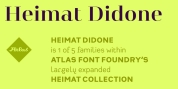 Heimat Didone font download