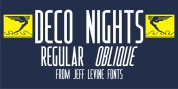 Deco Nights JNL font download
