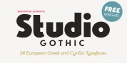 Studio Gothic font download