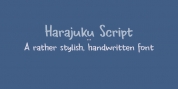 Harajuku Script font download