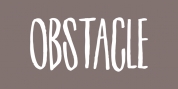Obstacle font download