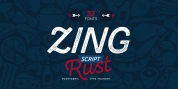 Zing Script Rust font download