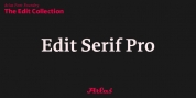 Edit Serif Pro font download