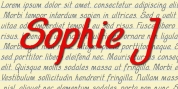 Sophie J font download