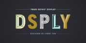 Trade Gothic Display font download