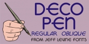 Deco Pen JNL font download