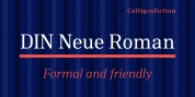 DIN Neue Roman font download