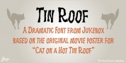 Tin Roof font download