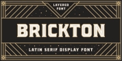 Brickton font download