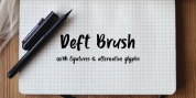 Deft Brush font download