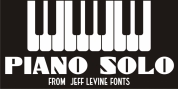 Piano Solo JNL font download