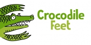Crocodile Feet font download