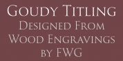 Goudy Titling font download