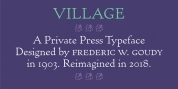 Village font download