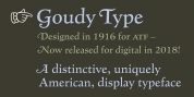 Goudy Type font download