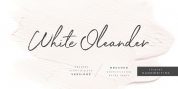 White Oleander font download