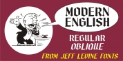 Modern English JNL font download