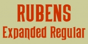Rubens Expanded Regular font download