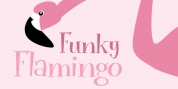 Funky Flamingo font download