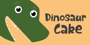 Dinosaur Cake font download